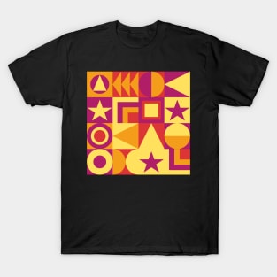 bright abstract neo geo design T-Shirt